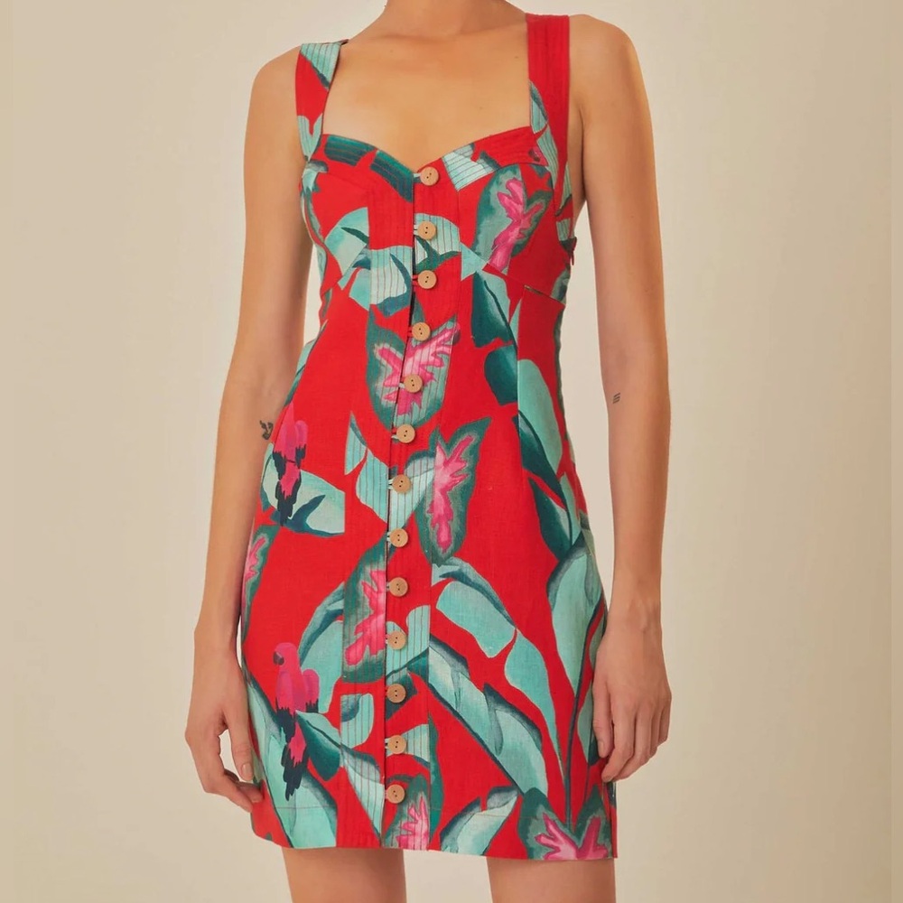 Farm Rio Red Minidress